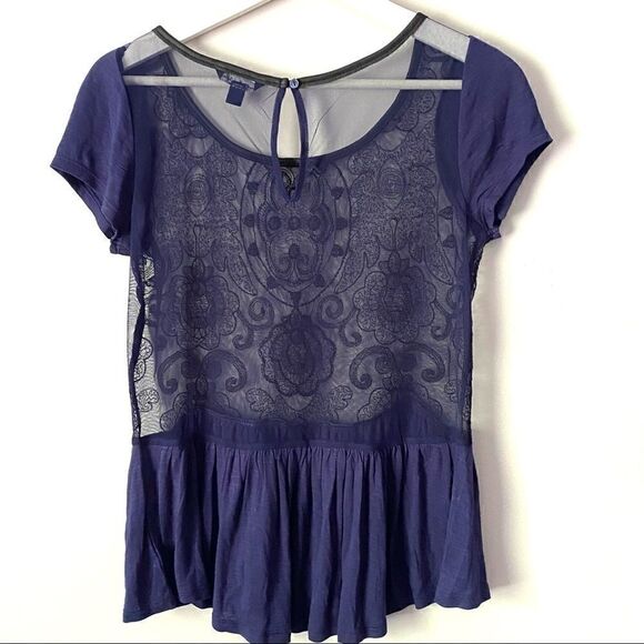 American Eagle outfitters sheer lace embroidered - Picture 6 of 6